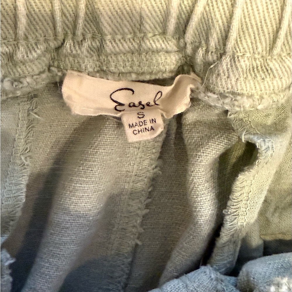 Easel Los Angeles Green Wash Pants - Picture 3 of 4